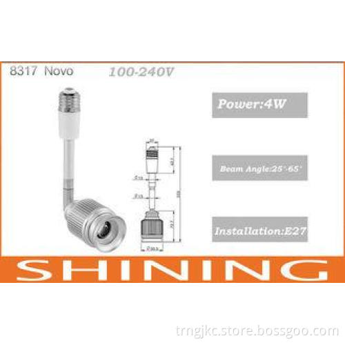 ROHS 4000K 265lm Focusable LED light , 4W LED Sportlight Fo